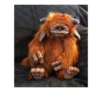 Labyrinth Ludo Baby Doll Red Bigmouth Animal Plush Doll Ornaments 25cm brown