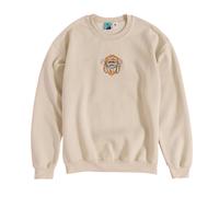 Labyrinth Men's Ludo Embroidered Sweatshirt in Stone | Size: Medium Labyrinth Stone M