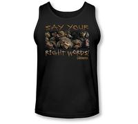 Labyrinth - Mens Say Your Right Words Tank-Top, X-Large, Black