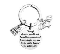 Labyrinth Movie Inspired Gift - David Bowie Jareth The Goblin King Through Dangers Untold Cult Movies Literary Gift (GoblinCity)