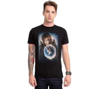 Labyrinth Movie Poster Art Printed Unisex 100% Cotton Short-Sleeve T-Shirts Black L