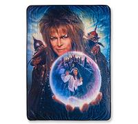 Labyrinth Movie Poster Fleece Throw Blanket | Plush Soft Polyester Cover For Sofa and Bed, Cozy Home Decor, Luxury Room Essential | Jim Henson Company Gifts For Adults, Teens | 45 x 60 Inches