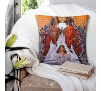 Labyrinth Movie Poster Square Pillowcase Pillow Cover Polyester Cushion Zip Decorative Comfort Throw Pillow for Home Car