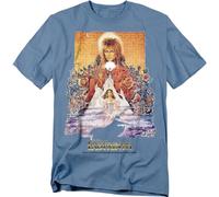Labyrinth Movie Poster Unisex T Shirt, Carolina Blue, XX-Large