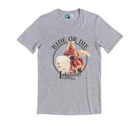 Labyrinth Sir Didymus Ride Or Die Grey Marl T Shirt