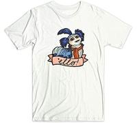 Labyrinth T-Shirt The Worm Cult Film 1980s Fantasy Retro Vintage White