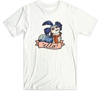 Labyrinth T Shirt The Worm Cult Film 1980s Fantasy Retro Vintage White