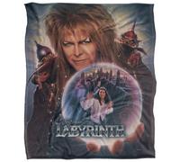 Labyrinth Trapped In The Gl Silky Supersoft Blanket Brown/blue (One Size)