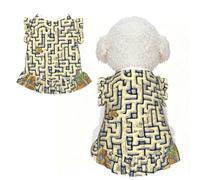 Labyrinth Treasure Map Pet Dress for Small Medium Dogs