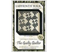 Labyrinth Walk, A Two Block Wonder, QUILT PATTERN PTN 2122, NO Y-Seams, 76 by 76 inches