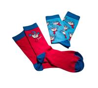 Labyrinth Women's Ello The Worm Crew Socks Pack of 2 | Size: 8-11 Labyrinth Multicolor 8-11