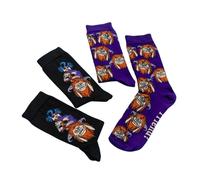 Labyrinth Women's Ludo & Friends Socks Pack of 2 in Black | Size: Medium/Large Labyrinth Black M/L