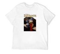 Labyrinth Worm Wall Mens T Shirt White XXL