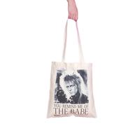 Labyrinth You Remind Me Of The Babe Canvas Tote Bag in Ecru Labyrinth Ecru One Size