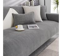 Herringbone Chenille Fabric Furniture Protector Sofa Cover 1 2 3 Seater, Funny Fuzzy Sofa Covers, sofa protectors from pets, Non-Slip Sofa Slipcovers, couch covers D 90 * 160cm