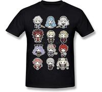 LABZAADGUK Fashion T-Shirt Fire Emblem FatesFor Men Short Sleeve Cotton Custom Black XXL