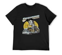 LABZAADGUK Unisex T-Shirt Discrete Jerry Reed Snowman Smokey and The Bandit for Men Black 3XL
