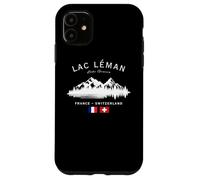Lac Léman Lake Geneva France Switzerland French Swiss Flag Case for iPhone 11