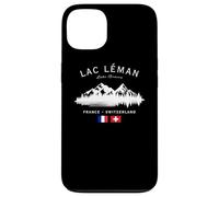Lac Léman Lake Geneva France Switzerland French Swiss Flag Case for iPhone 13