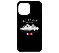 Lac Léman Lake Geneva France Switzerland French Swiss Flag Case for iPhone 13 Pro Max
