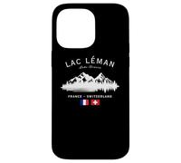 Lac Léman Lake Geneva France Switzerland French Swiss Flag Case for iPhone 14 Pro Max
