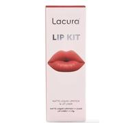 Lac Lip Kit Velvet Sugar, Nearly Nude or Just Peachy, 2.4ml (Just Peachy)