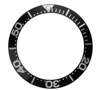 LACAK 33.15 * 26.0mm Aluminium Watch Bezel Insert Compatible with Omega Seamaster Diver 300M 36mm Watch, Black