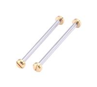 LACAK 33mm Watch Strap Screw Bar Compatible with Nixon 51-30 Watch Case Lug Link Band, Gold