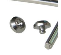 LACAK Watch Bezel Screw Compatible with Diesel Mr Daddy 2.0 Mens Watch Glass DZ7395 DZ7370 (Silver)