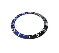 LACAK Watch Ceramic Bezel Insert Compatible with Rolex GMT-Master II 116710 116719 Watch, Blue Black&White Word, Modern