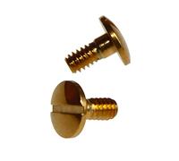 LACAK Watch Crown Screw Compatible with Diesel Chronograph Watch Crown Bridge Protect Guard Side, Gold