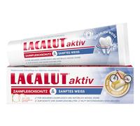 LACALUT Active Dental Protection & Gentle White Dental Cream, 75 ml Toothpaste, Immediately Tightening and Strengthening the Gums, Toothpaste for Natural White Teeth, 1 x 75 ml