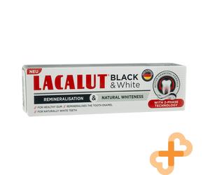 LACALUT BLACK & WHITE Toothpaste Remineralization and Natural Whiteness 75 ml