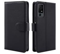 Lacass for Jitterbug Smart 4 (2023) for Seniors (aka Lively Smart) Case Wallet, PU Leather RFID Blocking Wallet Flip Cover Card Holder with Stand (Black)