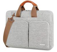 Lacdo 360° Protective Laptop Shoulder Bag, 14 inch Messenger Sleeve Case for 14 inch MacBook Pro M5 Pro/Max A3426 A3427 2026, M5/M4/M3/M2/M1 A3434 A3112 A3401 A3185 A2918 A2992 2025-2021, Gray