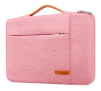 Lacdo 360° Protective Laptop Sleeve Case for 13 inch MacBook Air M5 A3449 2026/M4 A3240 2025/M3 A3113/M2 A2681/M1 A2337, 13" MacBook Neo A18 Pro A3404 2026, 13" iPad Pro M5/iPad Air M4 2026, Peach