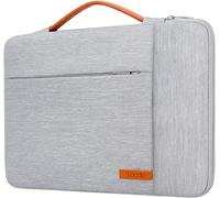 Lacdo 360° Protective Laptop Sleeve Case for 14 inch New MacBook Pro M5/M4/M3/M2/M1 Chips Pro Max A3434 A3112 A3401 A3185 A2918 A2992 2025-2021, 13.8" Surface Laptop 7th Copilot+PC Computer Bag, Gray