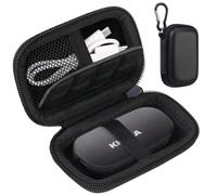 Lacdo Hard Carrying Case for KIOXIA EXCERIA Plus G2 SSD 500GB 1TB 2TB Portable External Solid State Drive Hard EVA Shockproof Protective Storage Travel Bag, Black