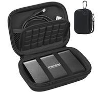 Lacdo Hard Carrying Case for Maxone Ultra Slim Portable External Hard Drive | 500GB 160GB 250GB 320GB 500GB 750GB 1TB USB 3.0 HDD Case, EVA Shockproof Water-Resistant Protective Storage Travel Bag, Black