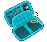 Lacdo Hard Case for SanDisk Extreme Pro/Extreme Portable SSD, Monterey | External SSD Hard Drive 1TB 2TB 4TB 8TB 500GB Protective Cover Travel Storage Carrying Case, With Padded Divider&SD Card Slot
