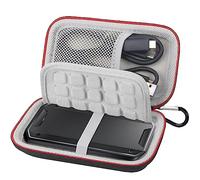Lacdo Hard Drive Case for SanDisk Professional PRO-G40 SSD 1TB 2TB 4TB | USB-C External Solid State Drive, EVA Shockproof Water Repellent Storage Travel Bag, Sandisk Pro-G40 SSD Carrying Case, Gray