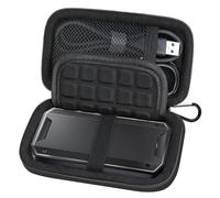 Lacdo Hard Drive Case for SanDisk Professional PRO-G40 SSD 1TB 2TB 4TB | USB-C External Solid State Drive, EVA Shockproof Water Repellent Storage Travel Bag, Sandisk Pro-G40 SSD Carrying Case, Black
