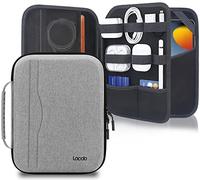 Lacdo Hard Tablet Sleeve Carrying Case for 11 inch iPad A16, 11 inch iPad Air M4 M3 M2, 11" iPad Pro M5 M4, 10.9" iPad, 10.2" ipad, 10.9" iPad Air, 10.5" iPad Pro, 11" Galaxy Tab A9+ Storage Bag, Grey