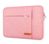 Lacdo Laptop Sleeve Case for 15 inch New MacBook Air M5/A3448 2026, M4 A3241 2025/M3 A3114/M2 A2941 2024-2023, 15 inch MacBook Pro A1990 A1707, Dell XPS 15, Computer Bag with Accessory Pocket, Peach