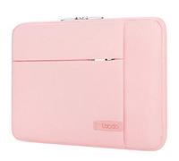 Lacdo Laptop Sleeve Case for 15 inch New MacBook Air M5/A3448 2026, M4 A3241 2025/M3 A3114/M2 A2941 2024-2023, 15 inch MacBook Pro A1990 A1707, Dell XPS 15, Computer Bag with Accessory Pocket, Pink