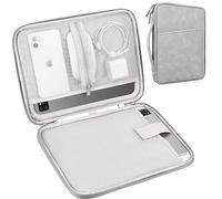 Lacdo Tablet Sleeve Bag Case for 11 inch iPad A16, 11 Inch iPad Air M4 M3 M2, 11 inch iPad Pro M5 M4, 10.9" 10.2" iPad, 10.9" iPad Air, 10.5" iPad Pro, 11" Galaxy Tab A9+ Fit Magic Keyboard, Gray