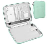 Lacdo Tablet Sleeve Bag Case for 11 inch iPad A16, 11 Inch iPad Air M4 M3 M2, 11 inch iPad Pro M5 M4, 10.9" 10.2" iPad, 10.9" iPad Air, 10.5" iPad Pro, 11" Galaxy Tab A9+ Fit Magic Keyboard, Green