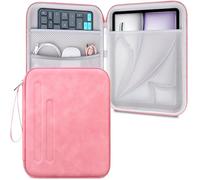 Lacdo Tablet Sleeve Case for 13 inch New iPad Air M4 M3 M2 2026-2024, 13 inch iPad Pro M5 M4 2025-2024, 12.9 inch iPad Pro, iPad Sleeve 13 inch Hard Shell Protective Tablet Carrying Case, Pink