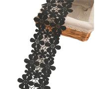 Lace 5Yards Exquisite Lace Cotton Embroidery Ribbon Trim Skirt Sewing Accessories Clothing Decorative Materials(Color-01)