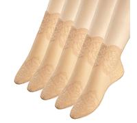 Lace Ankle Socks For Women - 5Pairs ruffle socks women - Fishnet Ankle Women Socks